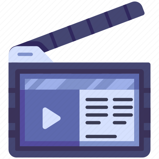 Clapperboard, clapboard, clapper, action, shooting, movie cinema, movie time icon - Download on Iconfinder