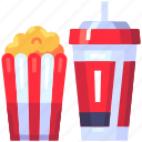 food and drink, popcorn, cola, food, snack, movie cinema, movie time, entertainment, film