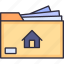 folder, file, data, document, report, real estate, property, home, house 