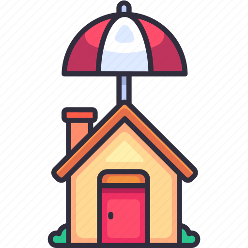 Insurance, umbrella, protection, security, care, real estate, property icon - Download on Iconfinder