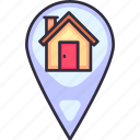 location, pin, map, destination, address, real estate, property, home, house