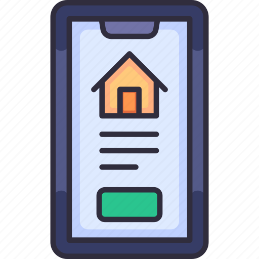Mobile, apps, app, application, online, real estate, property icon - Download on Iconfinder