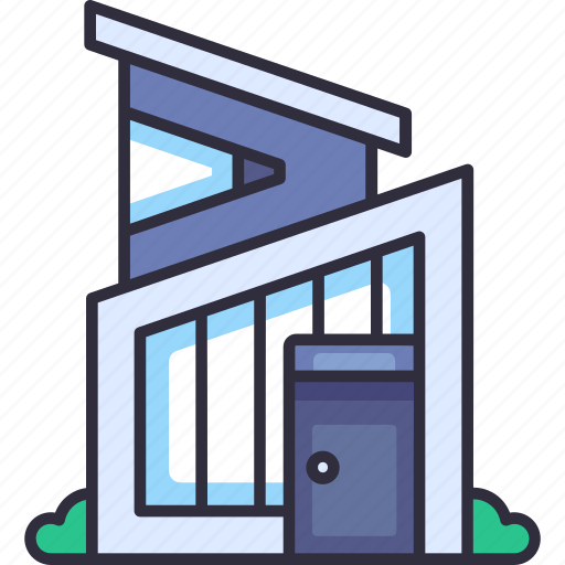 Modern house, building, apartment, city, skyscraper, real estate, property icon - Download on Iconfinder
