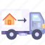 moving truck, moving house, replacement, relocation, truck, real estate, property, home, house 