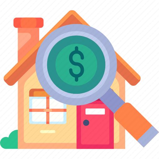 Search, budget, find, magnifying, magnifier, real estate, property icon - Download on Iconfinder