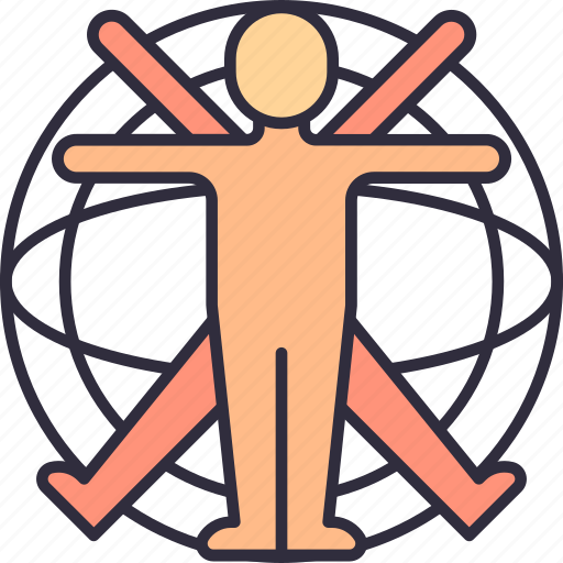Anthropology, vitruvian, ancient, human, evolution, science, technology icon - Download on Iconfinder