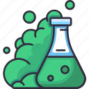 flask, reaction, lab, experiment, test, science, technology, future