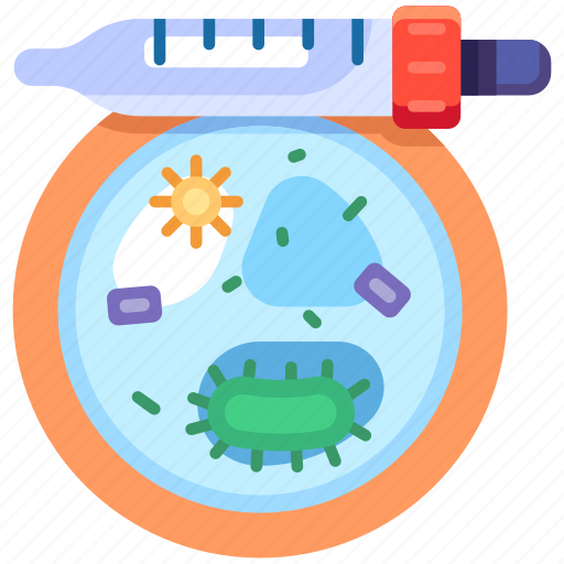 Bacteria test, petri, lab, laboratory, research, science, technology icon - Download on Iconfinder
