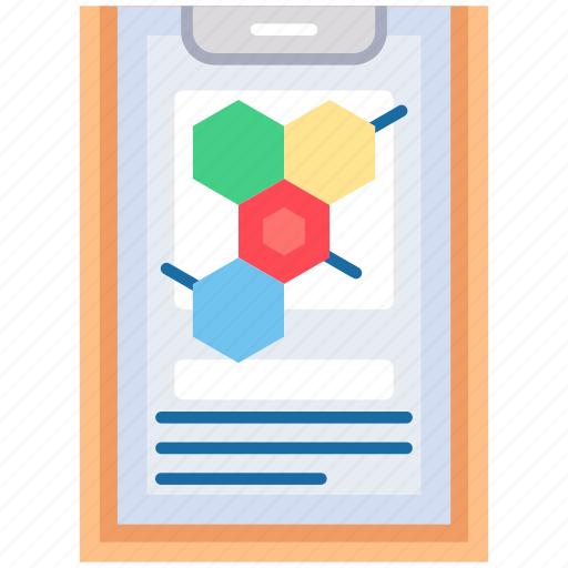 Clipboard, cell, chemistry, experiment, report, science, technology icon - Download on Iconfinder