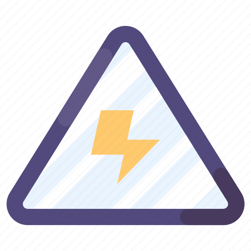 High voltage, electricity, warning, danger, power, science, technology icon - Download on Iconfinder