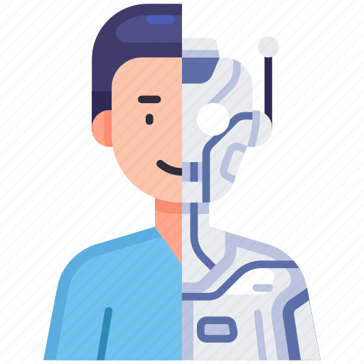 Human android, robot, cyborg, technology, humanoid, science, future icon - Download on Iconfinder