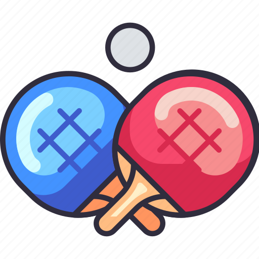 Ping pong, table tennis, paddle, ball, sports, sports equipment, game icon - Download on Iconfinder