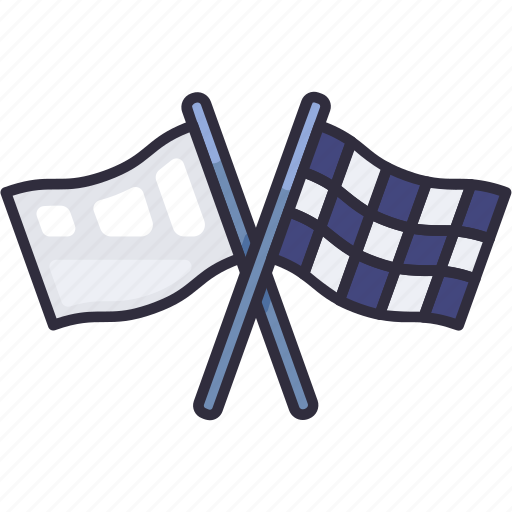 Race, finish, flag, grand prix, racer, sports, sports equipment icon - Download on Iconfinder