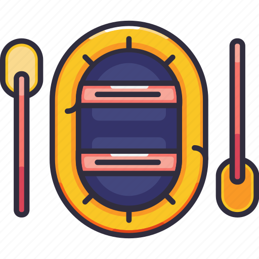 Rafting, raft, kayak, canoe, boating, sports, sports equipment icon - Download on Iconfinder
