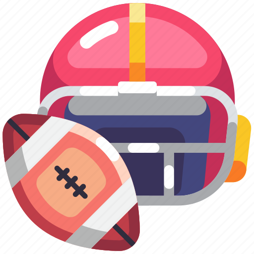 American football, nfl, rugby, helmet, ball icon - Download on Iconfinder