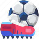soccer, football, ball, shoes