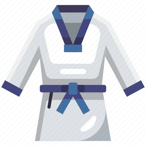 Taekwondo, karate, judo, kimono, uniform icon - Download on Iconfinder