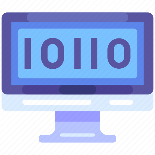 Web development, web design, website, binary, code, coding, programming icon - Download on Iconfinder
