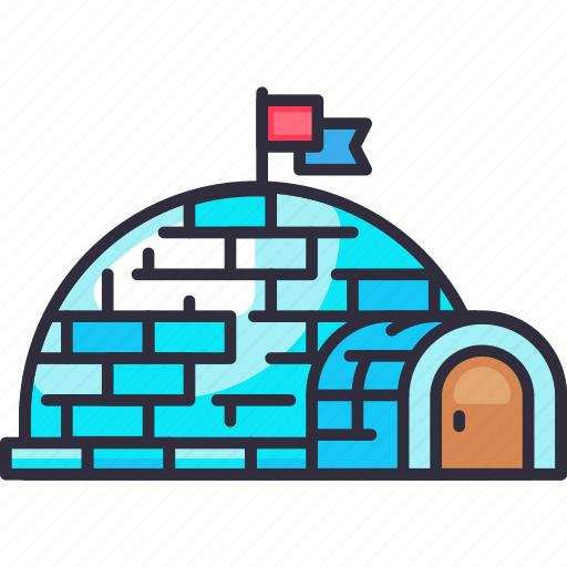 Igloo, eskimo, house, icehouse, home, winter, christmas icon - Download on Iconfinder