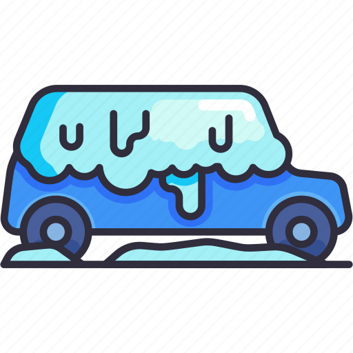 Snowy car, snow, car, snowstorm, ice, winter, christmas icon - Download on Iconfinder