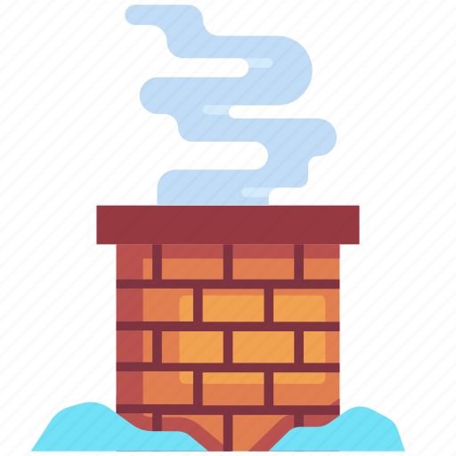 Chimney, smoke, fireplace, warm, fire, winter, christmas icon - Download on Iconfinder