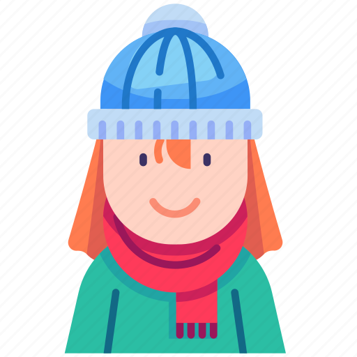 Winter girl, clothes, kid, christmas, fashion, winter, holiday icon - Download on Iconfinder
