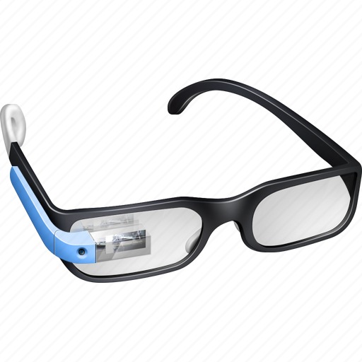 Blue, gglass, glas, glasses, google, google glasses, googleglasses icon - Download on Iconfinder