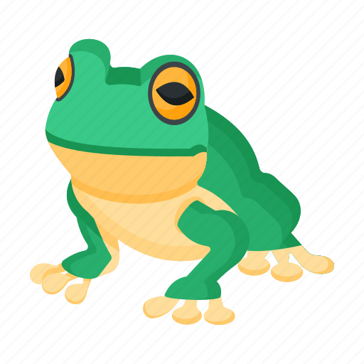 Frog, toad, amphibian, bullfrog, rana tigrina icon - Download on Iconfinder