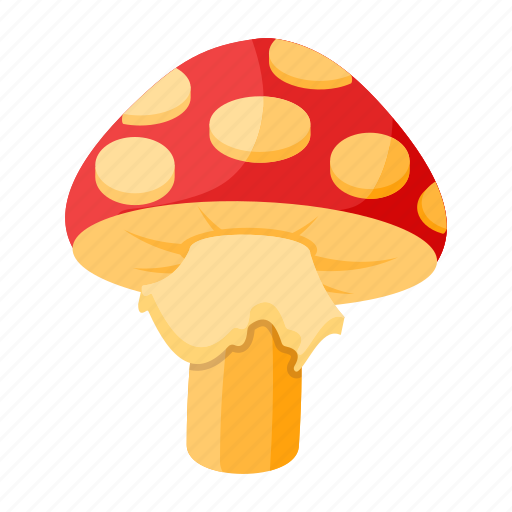 Mushroom, toadstool, fungi, agaric mushroom, fly agaric icon - Download on Iconfinder