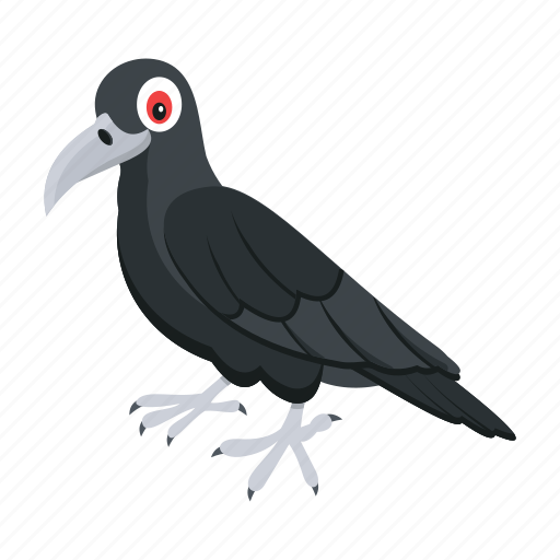 Crow, evil crow, bird, raven, gothic crow icon - Download on Iconfinder