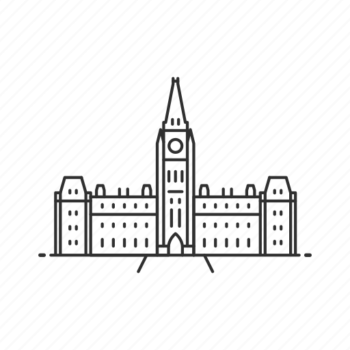 Architecture, building, capitol, centre block, palace, parliament house icon - Download on Iconfinder