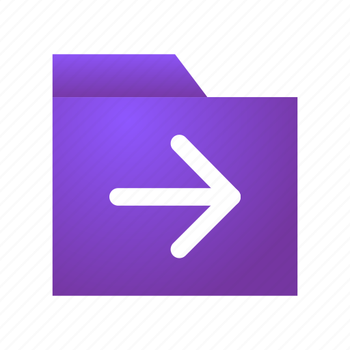Arrow, claim, delegate, file, folder, submit, transfer icon - Download on Iconfinder