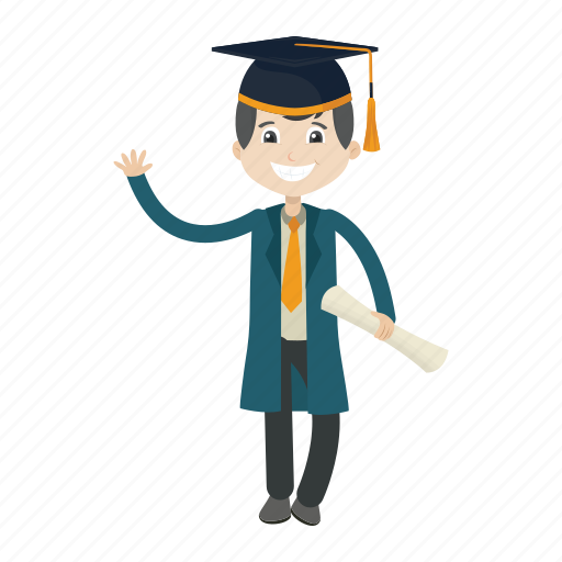 Graduation, graduation ceremony, kid, student icon - Download on Iconfinder
