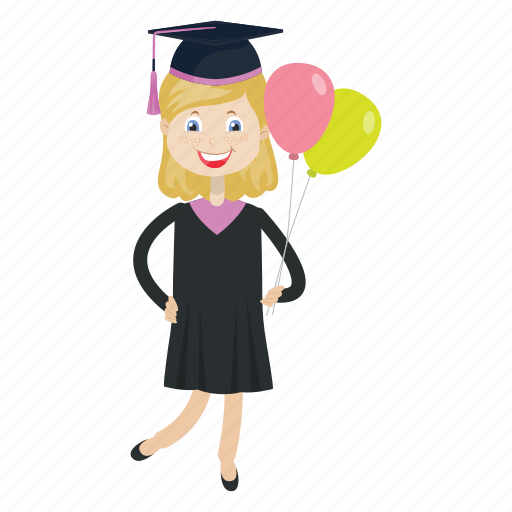 Balloon, graduate, graduation ceremony, student icon - Download on Iconfinder