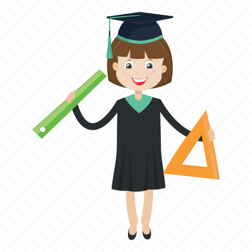 Graduation, ruler, student, study icon - Download on Iconfinder