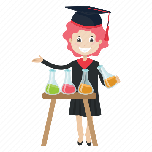 Experiment, graduation, lab, student icon - Download on Iconfinder