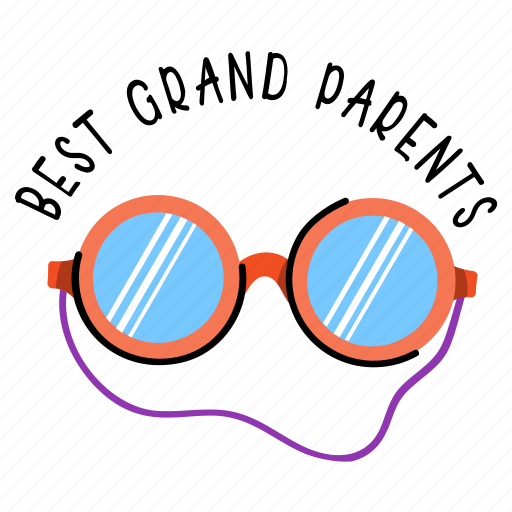 Glasses, spectacles, eyeglass, specs, optical sticker - Download on Iconfinder