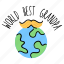 world, globe, grandparents day, earth, planet 