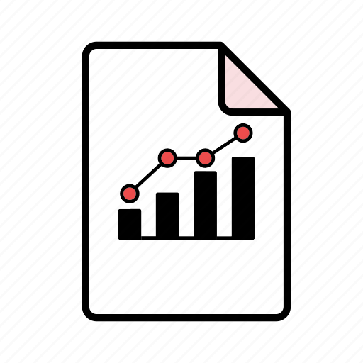 Bar graph, correlation, file, graph, increase icon - Download on Iconfinder