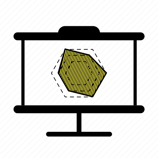Graph, hexagon graph, presentation icon - Download on Iconfinder
