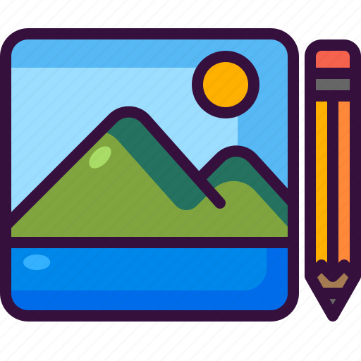 Edit, image, photo, editing, tools, picture, pencil icon - Download on Iconfinder