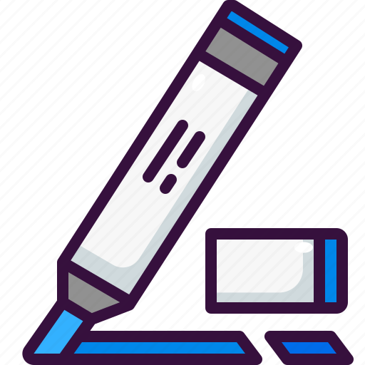 Highlighter, draw, underline, drawing, permanent, edit, highlight icon - Download on Iconfinder