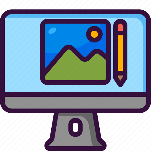 Monitor, ui, image, editing, website, screen, computer icon - Download on Iconfinder