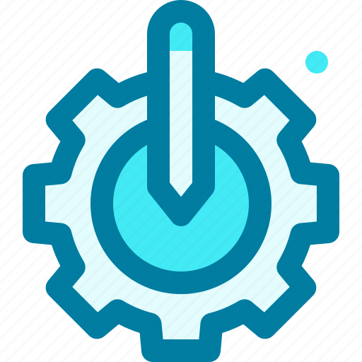Setting, gear, cogwheel, pencil, dears, mechanism, graphic design icon - Download on Iconfinder