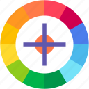 wheel, picker, edit, tools, colors