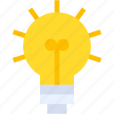 idea, creative, thought, bulb, creativity