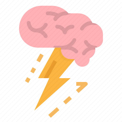 Brain, brainstorm, storm, thinking, thunder icon - Download on Iconfinder
