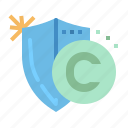 copyright, copywriting, license, protection, shield