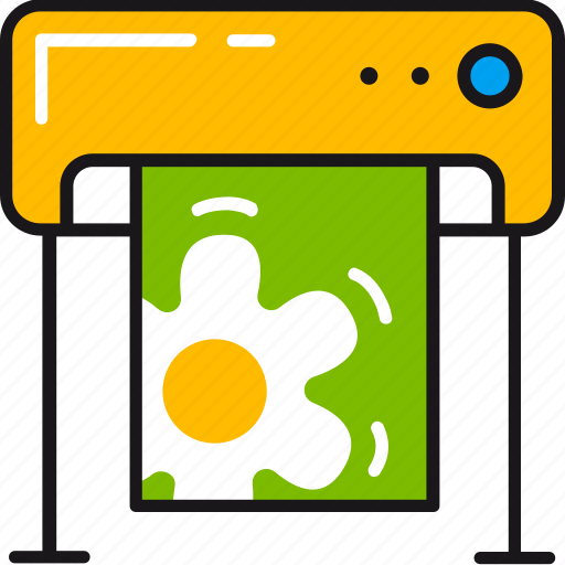 Print, file, paper, printer, flower, photo, picture icon - Download on Iconfinder