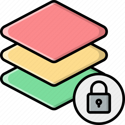 Locked, layers, lock icon - Download on Iconfinder